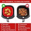 22cm Size Air Fryer Baking Tray Reusable Air Fryer Basket Silicone Air Fryer Liner  Air Fryer Oven