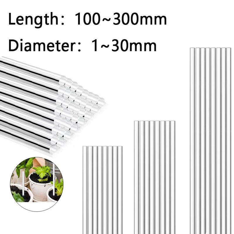 

1/5/10pcs Clear Acrylic Acrylic Rods Round Acrylic Round Bars DIY Building Model Material Suitable for Material Accessories 10x100mm 1pcs