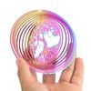 Gradient Color Wind Chime Pendant 3D Dynamic Rotating Wind Chimes Funny Wind Spinner Catcher  Party