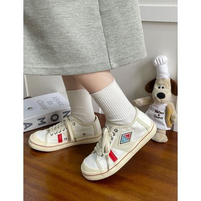 New Retro Canvas Shoes Women's Lightweight Soft-soled Versatile Board Shoes 1720