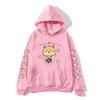 Funny Strawberry Milk Cartoon Graphic Printed Hooded  Sweatshirt Men Womnen Fashion Design Pullover Men's Fleece Hoodies