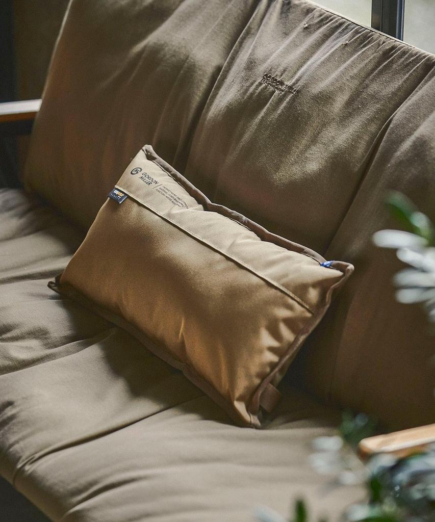 GORDON MILLER Cordura Half Coyote 45cm Wide x 23cm Deep x 10cm 1710515 Cushion, Water-Repellent, Beige, High,