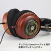 Fones de Ouvido okcsc Spider com Fio, Semi-Abertos, Rosewood Over-the-Ear, Unidade de Diafragma Plano Feita à Mão, para Ouvir Música e Filmes, 3,5 mm