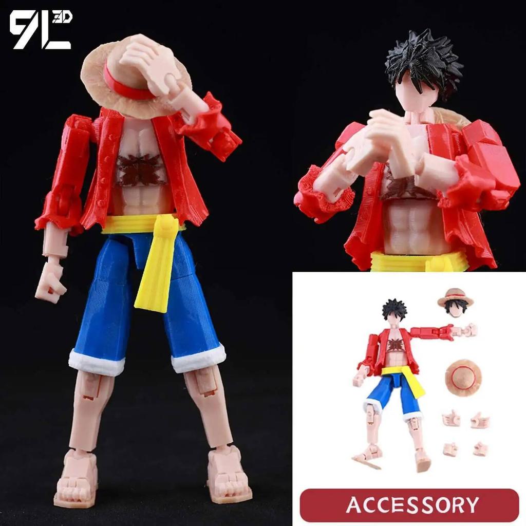 9L 3D Jujutsu Kaisen Figure Titan 13 Anime Gojo Black Outfit Model Lucky 13 Model Dummy 13 Anime Multi-Jointed Poseable Toys