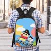 Crayons Shins Chans Travel Backpack Men Women School Computer Bookbag Cartoon College Student Daypack Bags
