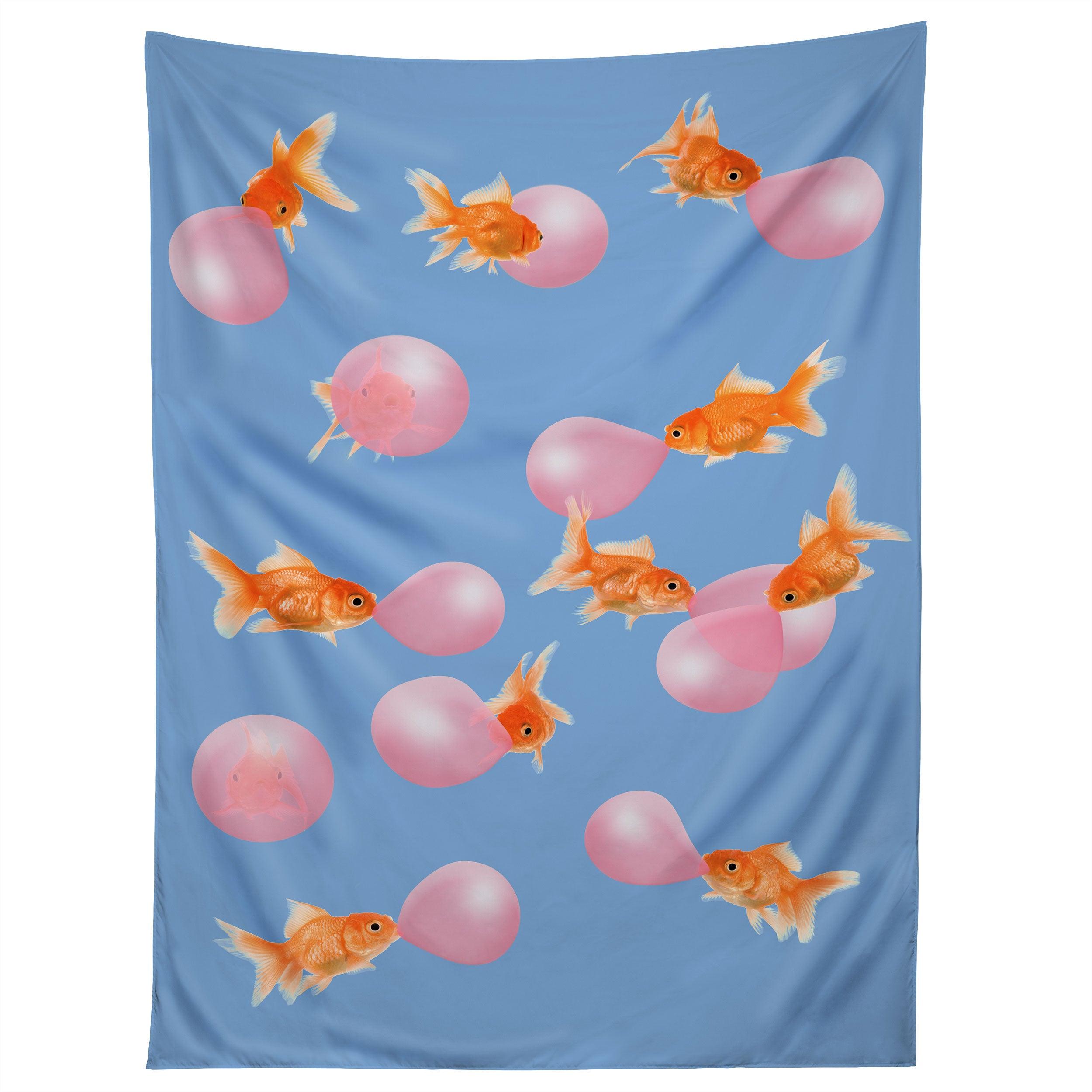 BUBBLEGUM GOLDFISH tapestry 75x100