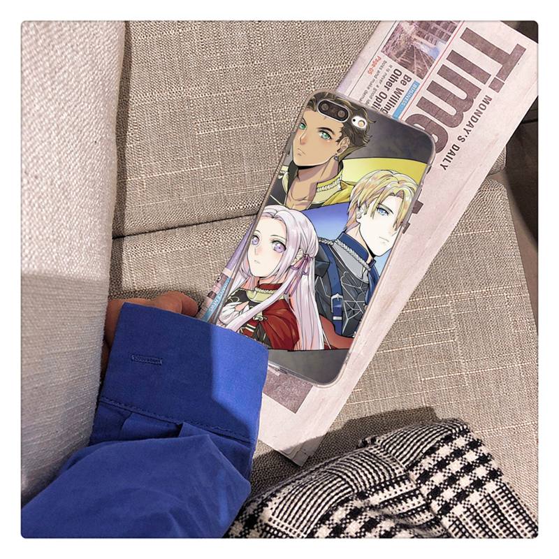 Fire Emblem Drei Häuser Telefon Fall für iPhone 11 12 13 mini pro XS MAX 8 7 6 6S Plus X 5S SE 2020 XR fall