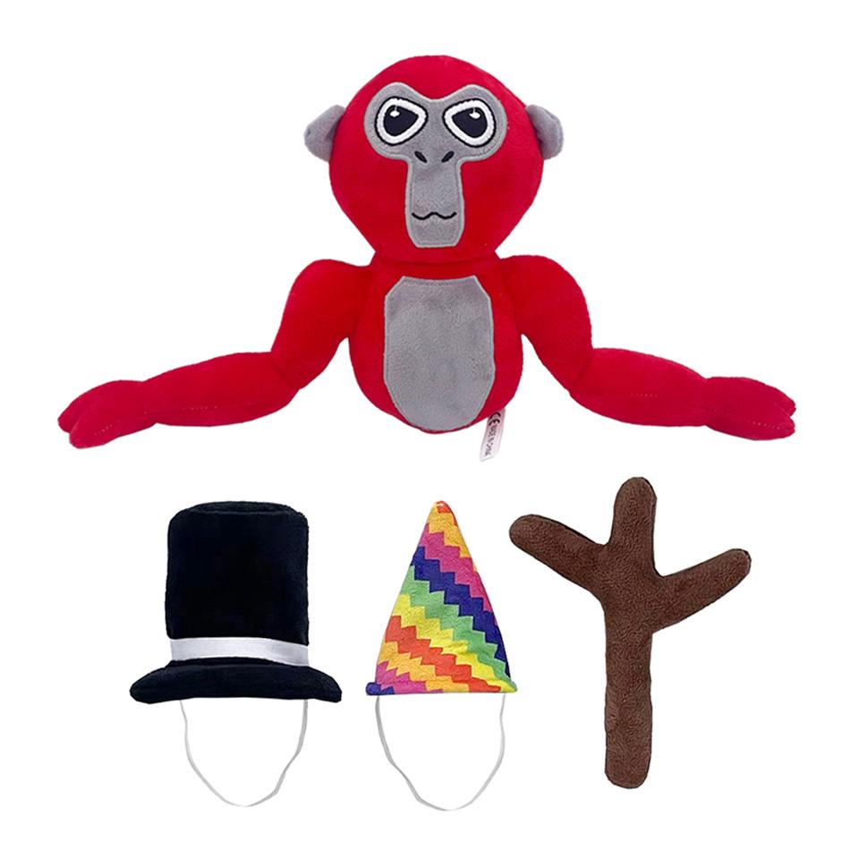20cm Gorilla Tag Monke Plüschtier Niedlich Weich Kuscheltier Cartoon Anime Heimdekoration Puppen Kawaii Kissen Geburtstagsgeschenk Für Kinder Spielzeug
