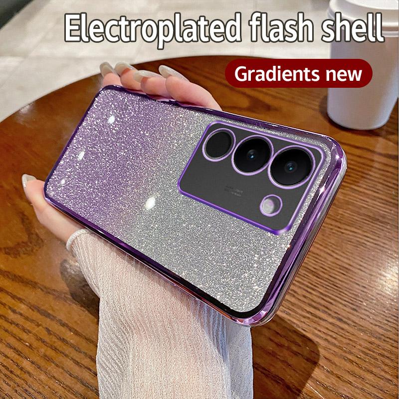 

Чехол для телефона Vivo V29 V27 V25 Pro V23 Pro Y73S T1X Fashion Stamp Landscape Защита камеры Мягкий чехол из ТПУ Vivo V27