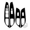 Carbon Fiber Window Lift Control Panel Trim Cover for Infiniti G37 2008-13 G35 07-08 G25 11-12 Car Interior Accessories Sticker
