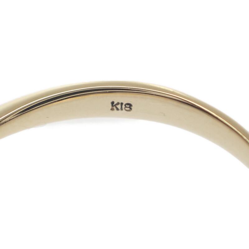 no brand  #10(JP Size) ring K18 yellow gold Women