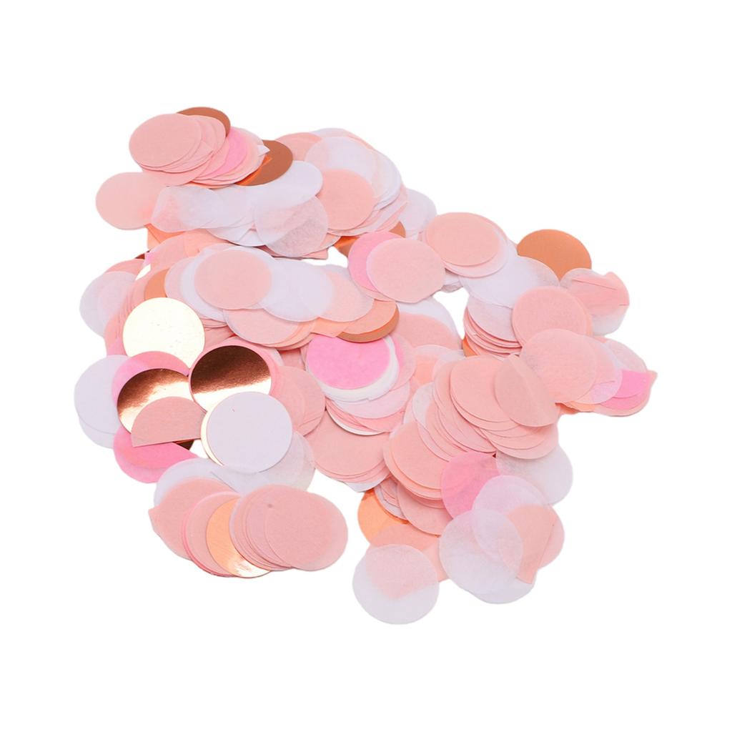 Round Confetti 2.5cm 30g Colorful Tissue and Foil Confetti Dots for Wedding Birthday Party Decoration 30g