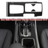 Carbon Fiber Gear Shift Panel Cover for Honda Accord 13-17 Interior Console Trim Overlay Accent Car Styling Accessories