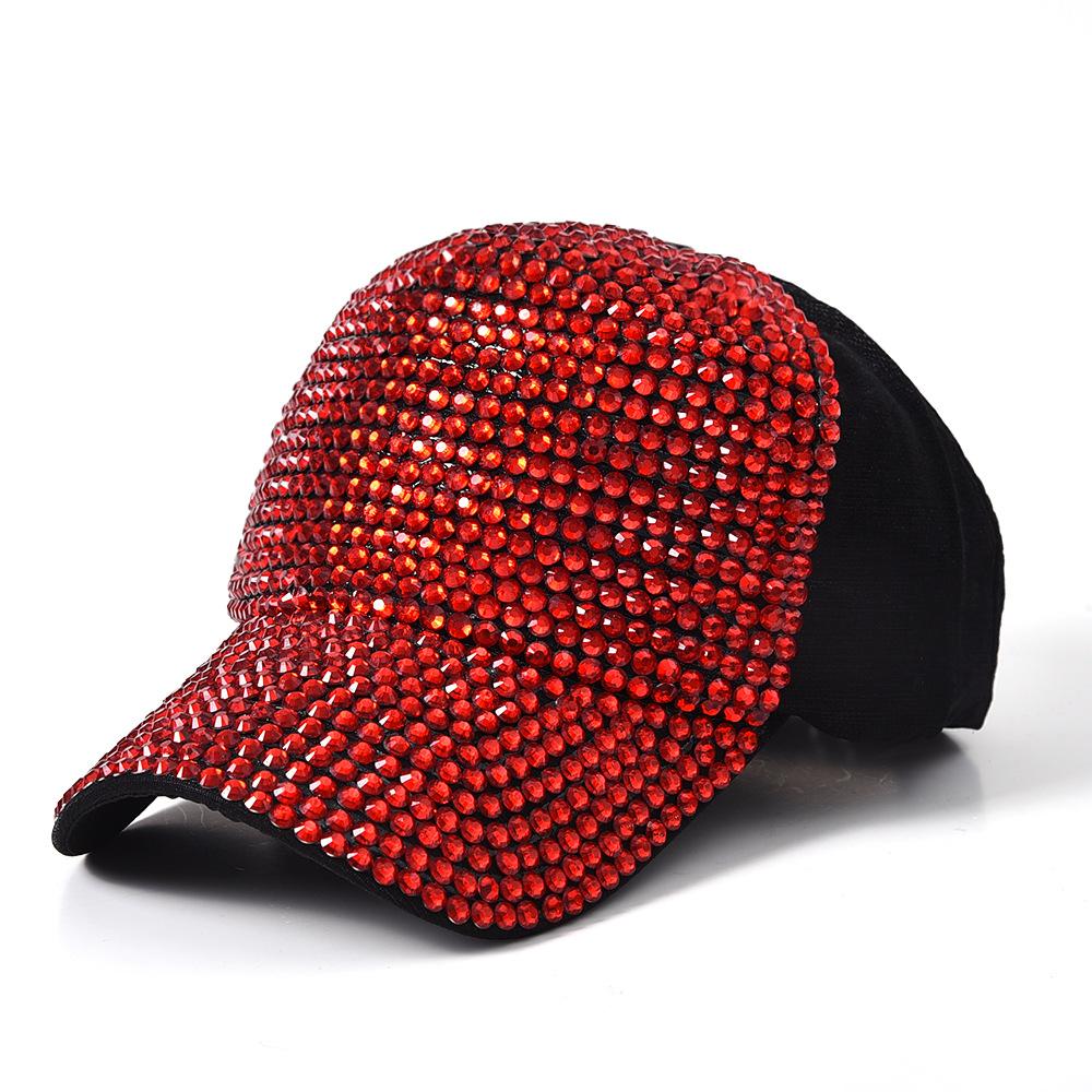 Casquette de Baseball Polyvalente Mode Femme Chapeau Diamant