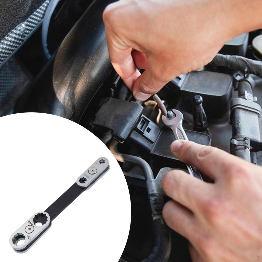 Rotating Wrench ,Adjustable Spanner ,Hand, Ergonomic Versatile Car Repair Tool Universal 8 In 1 for