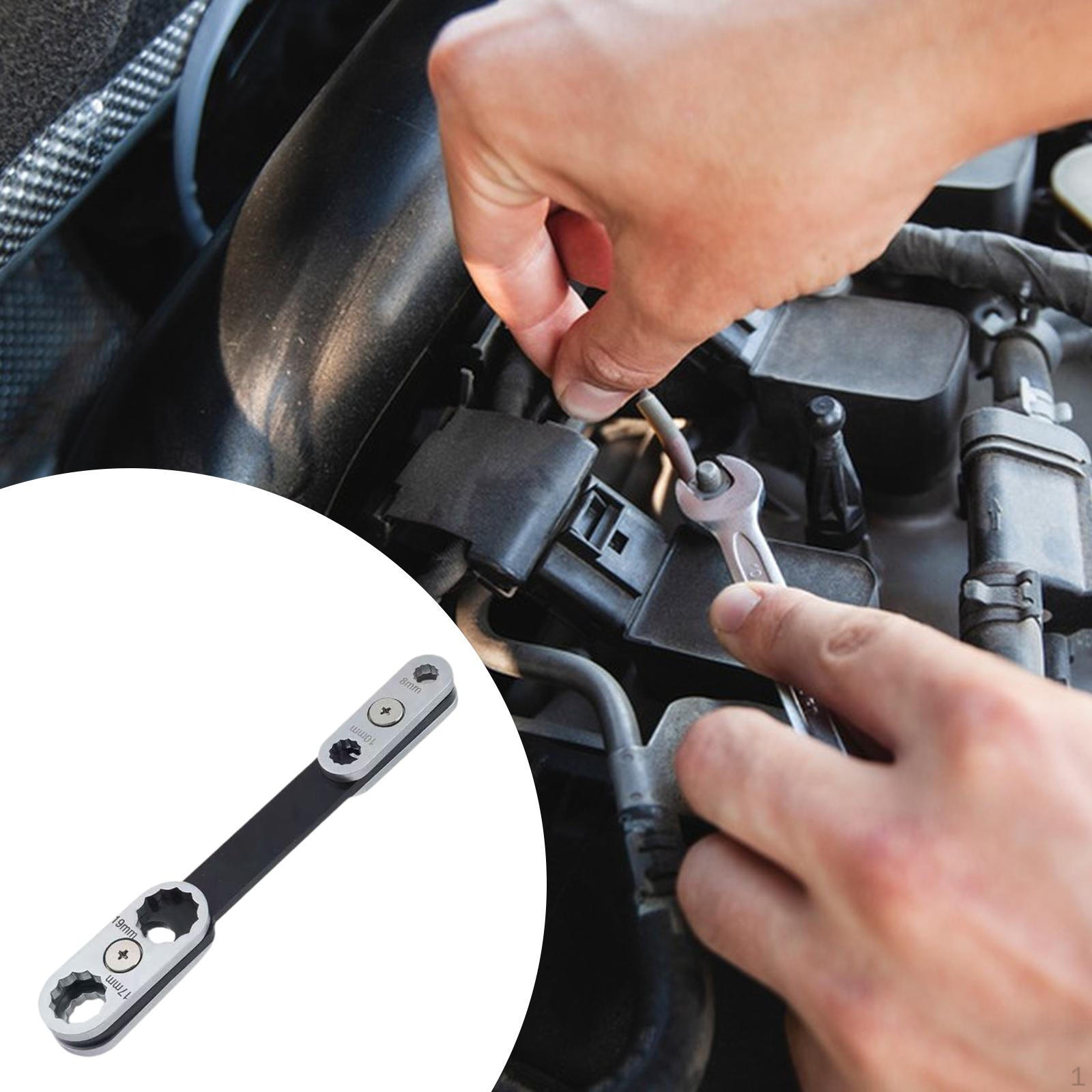 

Вращающийся гаечный ключ, регулируемый гаечный ключ, ручной, эргономичный универсальный инструмент для ремонта автомобилей, универсальный 8 в 1 для 360 Adjustable