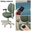 Computer Chair Slipcover Wear Resistant Non-Fading Thickened Fabric 360-Degree Full Coverage Universal Chair Cover Decoration