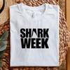 Shark Week T-Shirt: Summer Beach Tee, Shark Lover Gift
