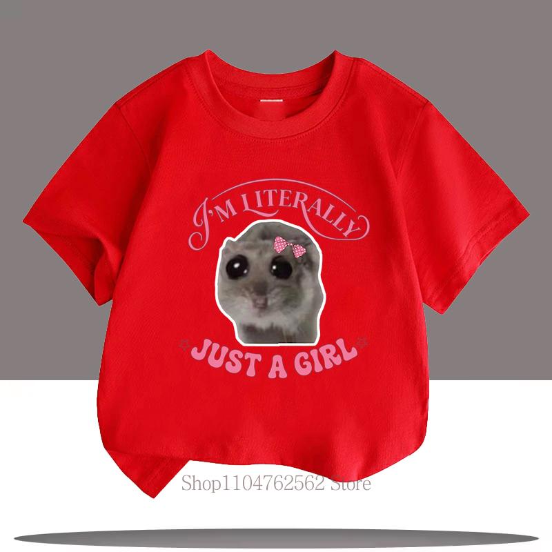 

Cute Mouse Printed Pattern Children Tshirts Summer Girls Casual Fashion Funny Colorful Tops Kids ONeck Short Sleeve Tshirts S