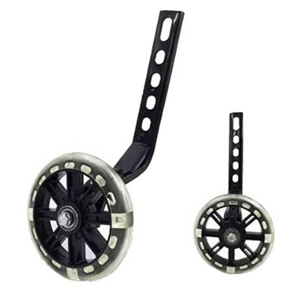Outdoor LED Blinkendes Kinder Fahrrad Gleichgewichtstraining Rad Kinderfahrräder Stützräder 12-20" Universelle Fahrräder Seitenräder