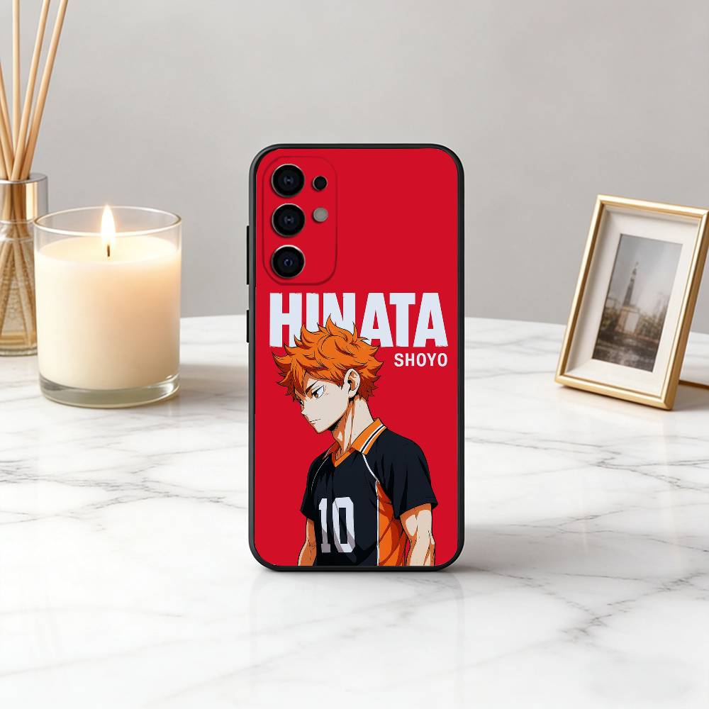 

S-Shoyo H-Hinata BOY H-Haik-yu Phone Case Black Silicone Soft For Samsung S25,S24,S21,S22,S23,S30,Ultra,S20,Plus,Fe,Lite Samsung S21plus