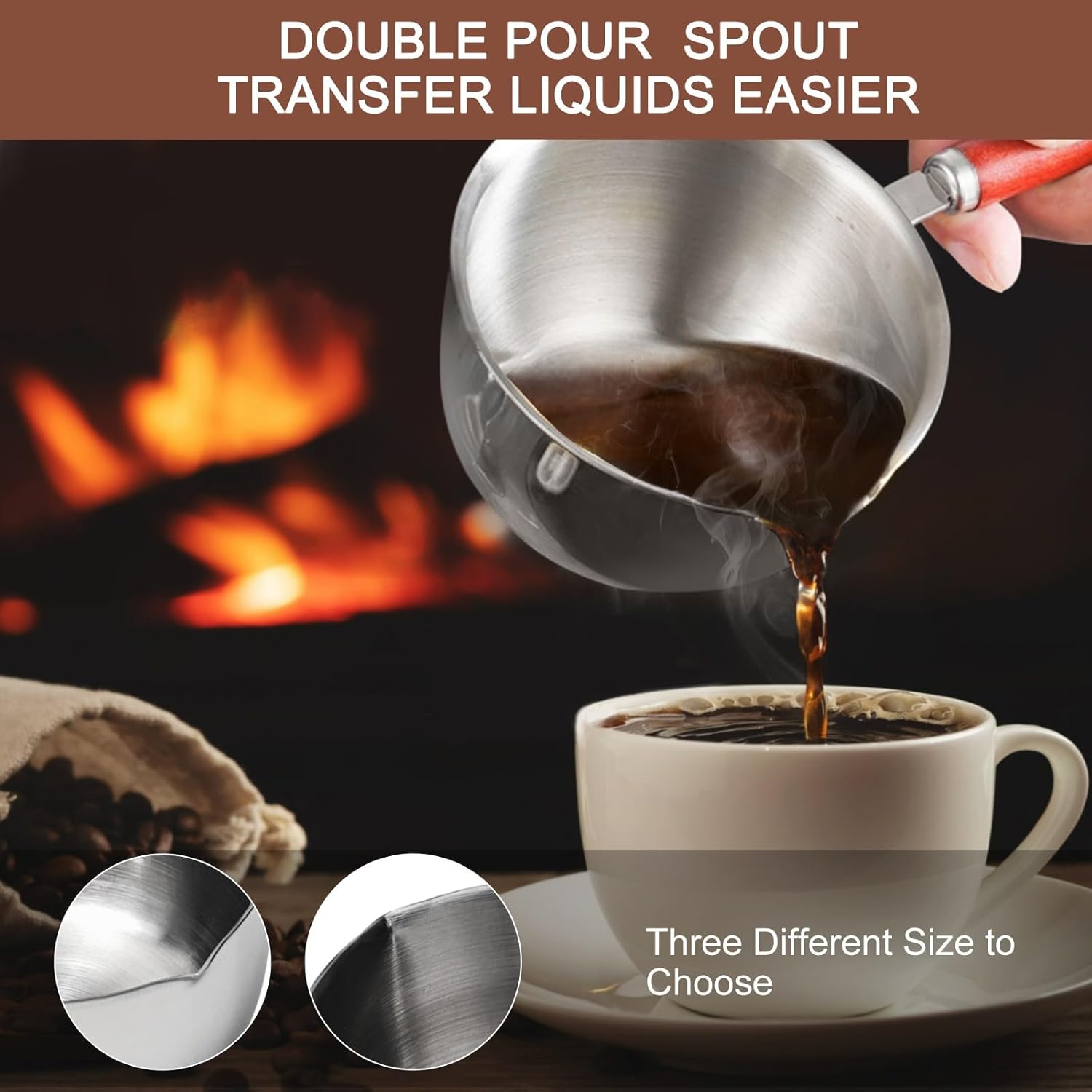 Mini Milk Butter Warmer For Seafood, Stainless Steel Melting Pot For Tealight Candles, Small Baby Food Warmer, Pan Cooking, Chocolate Melting Pot,