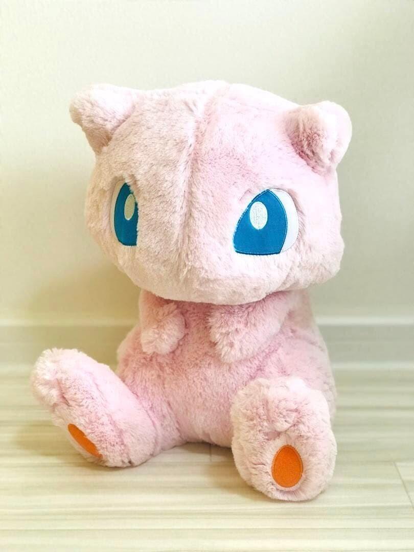 Pokemon Center Original BIG Fluffy Mew Plush Doll 37cm Japan