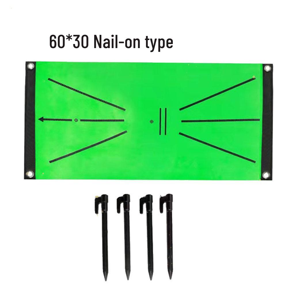 Portable Golf Swing Practice Mat: Indoor/Outdoor Trajectory Training