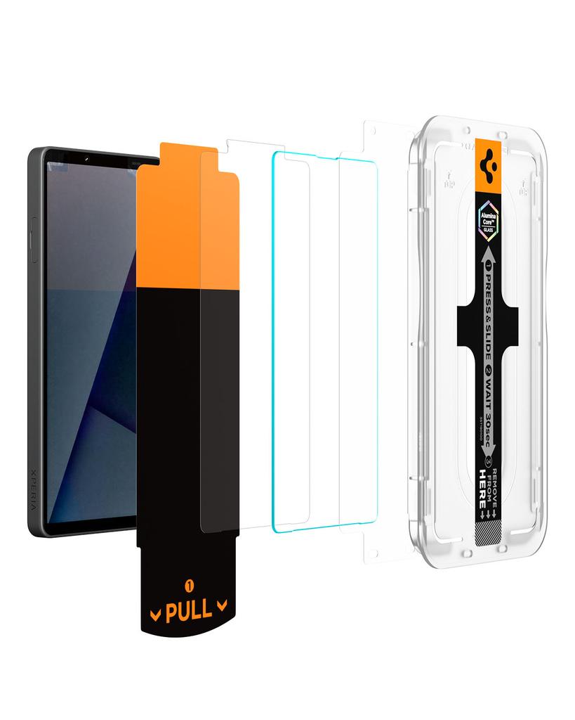 Spigen Glass Tr Ez Fit Pro 2 Pack, Transparency - Sony Xperia 10 Vii
