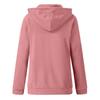 Women S Solid Color Long Sleeve Hooded Zip Up Sweatshirt With Pockets Drawstring