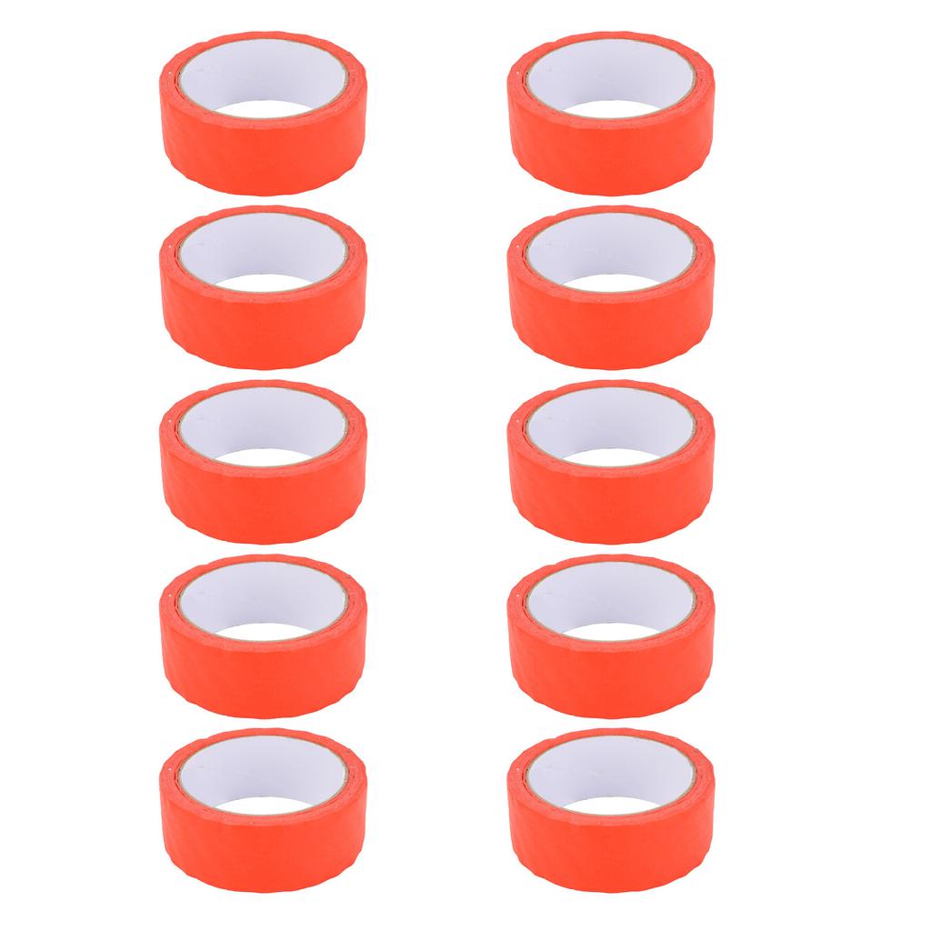 10 Pcs Red Masking Tape Indoor Outdoor Painter Tape for Painting Home Decoration Arts Crafts