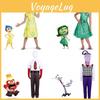 New Arrival Inside Out 2 Cosplay Outfit Dress With Emotions Characters Print