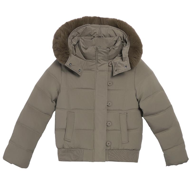 Fashion Winter Coat Female Short Parkas Hooded Faux Fur Collar Casual Loose Thick Warm Women's Jackets