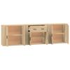 Sideboards 3 pcs Sonoma Oak Wood Based Material