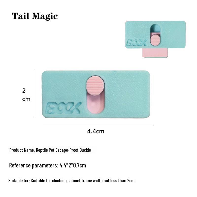 Reptile Climbing Cabinet Anti-Escape Lock for Geckos and Snakes