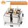 Modern Stainless Steel Ice Molds With Dual Slots For Home Use And Commercial Freezing