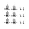 6PCS Metal Electric Guitar String Retainer Guitar String Retainer Set  Guitar Part Upgrade