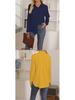 Women's Solid Color Long Sleeve Casual Lapel Shirt - New Spring/Summer Fashion