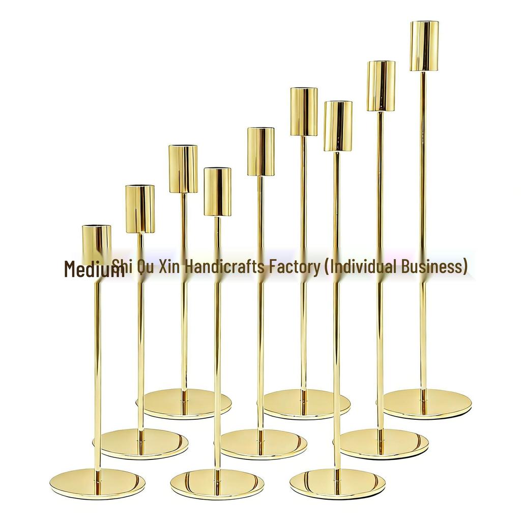 European Style Nordic Metal Candle Holder for Parties and Hotels