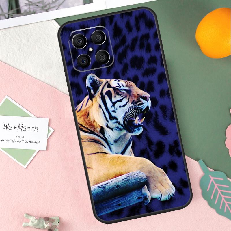 Tiger leopard print panther Case For Honor X8b X9b X9c X9a X8a X8 X9 50 70 90 Lite Honor 200 Lite Magic 7 5 6 Pro Cover