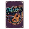 Rock Guitar Vintage Tin Sign Music Poster Wall Plaque Retro Tinplate Crafts Decor for Bar Garage Club Night Rock Party