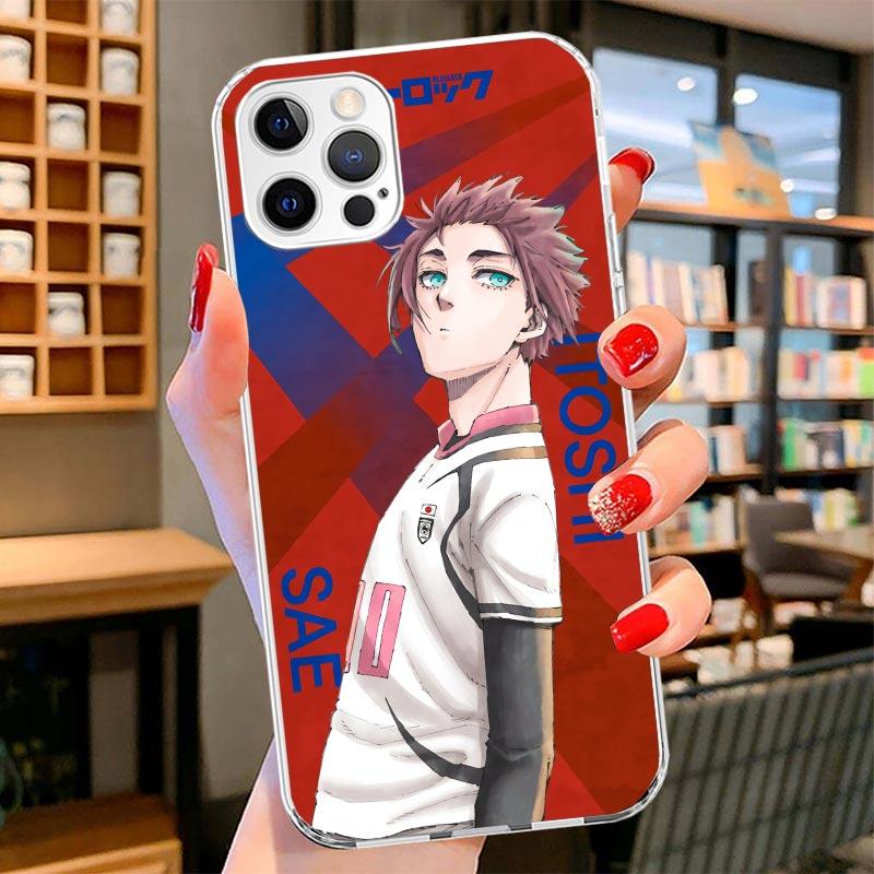 Heißes Anime Blue Lock Cover Handyhülle Für iPhone 16 17 Air 15 14 Pro Max 16E Handyhülle 13 Mini 12 11 7 SE 8 Druckmuster Passform Ca
