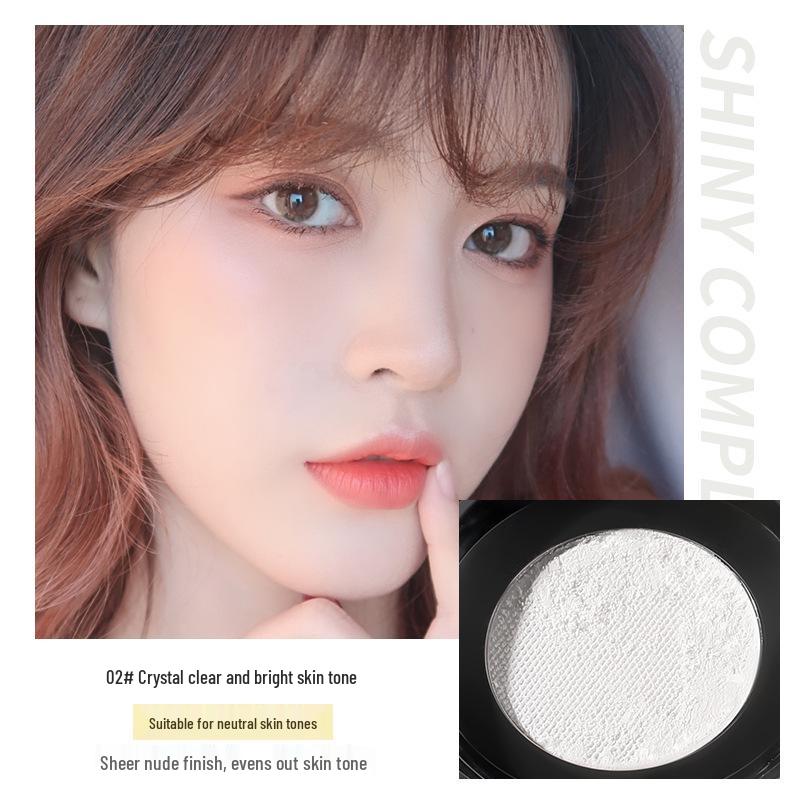 Soft Focus Long-Lasting Loose Setting Powder - Oil Control, Waterproof & Sweatproof, No Caking or Smudging.