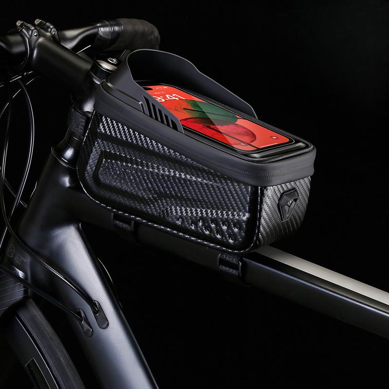 

1PC Mountain Bike Bag EVA Front Beam Bag Mobile Phone Neutral Riding Upper Tube Bag