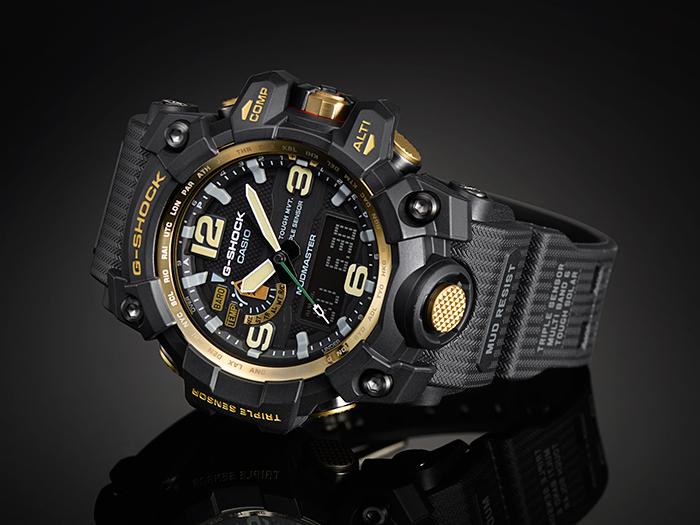Casio G-SHOCK Reloj de Cuarzo Digital Resistente a Golpes y al Agua 200M de Acero Inoxidable para Hombre GWG-1000GB-1A
