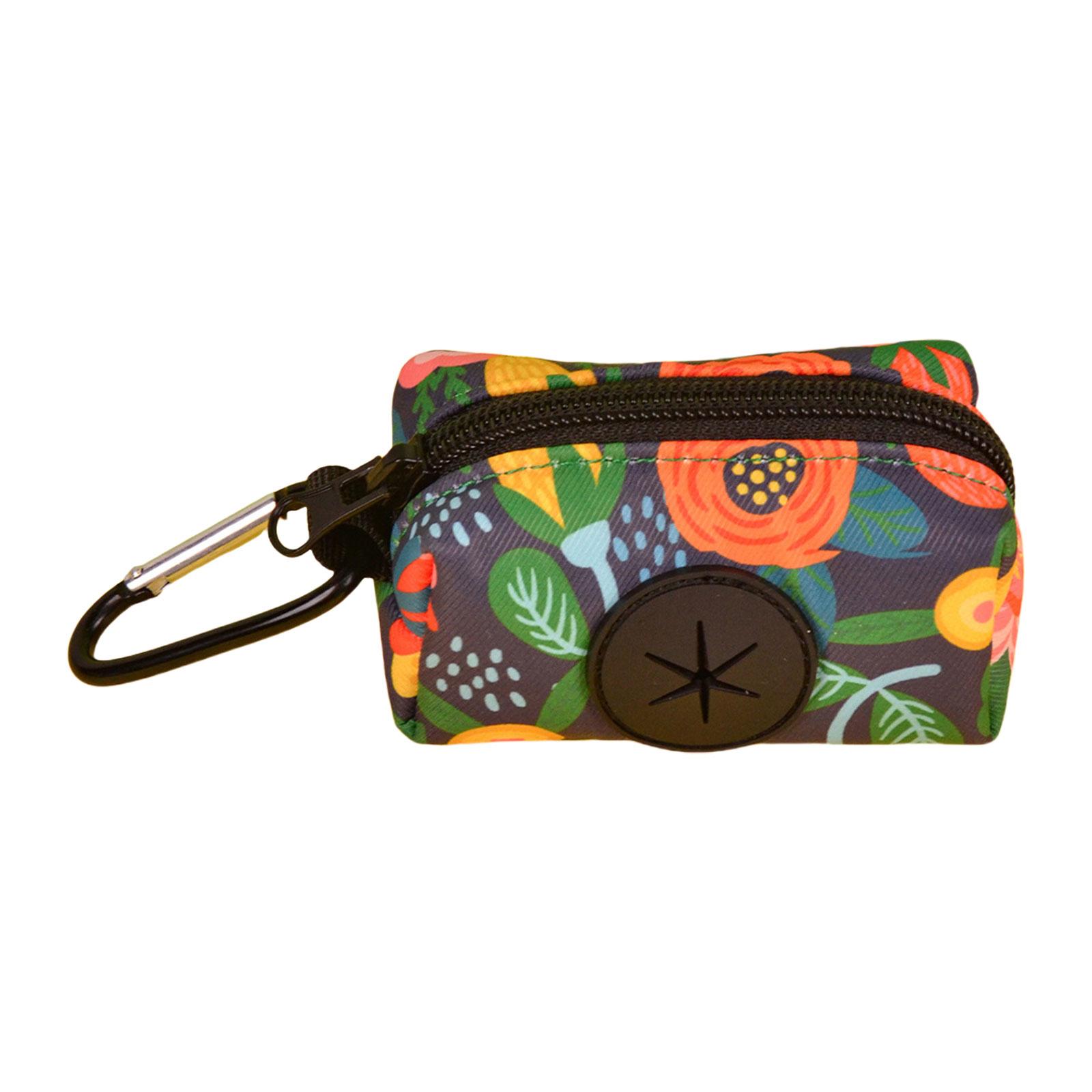 

Convenient Pet Poop Bags Holder Fashion Print Zippered Dog Poop Bag Holder for Outdoor Pet Walking Running Clean Supply 4