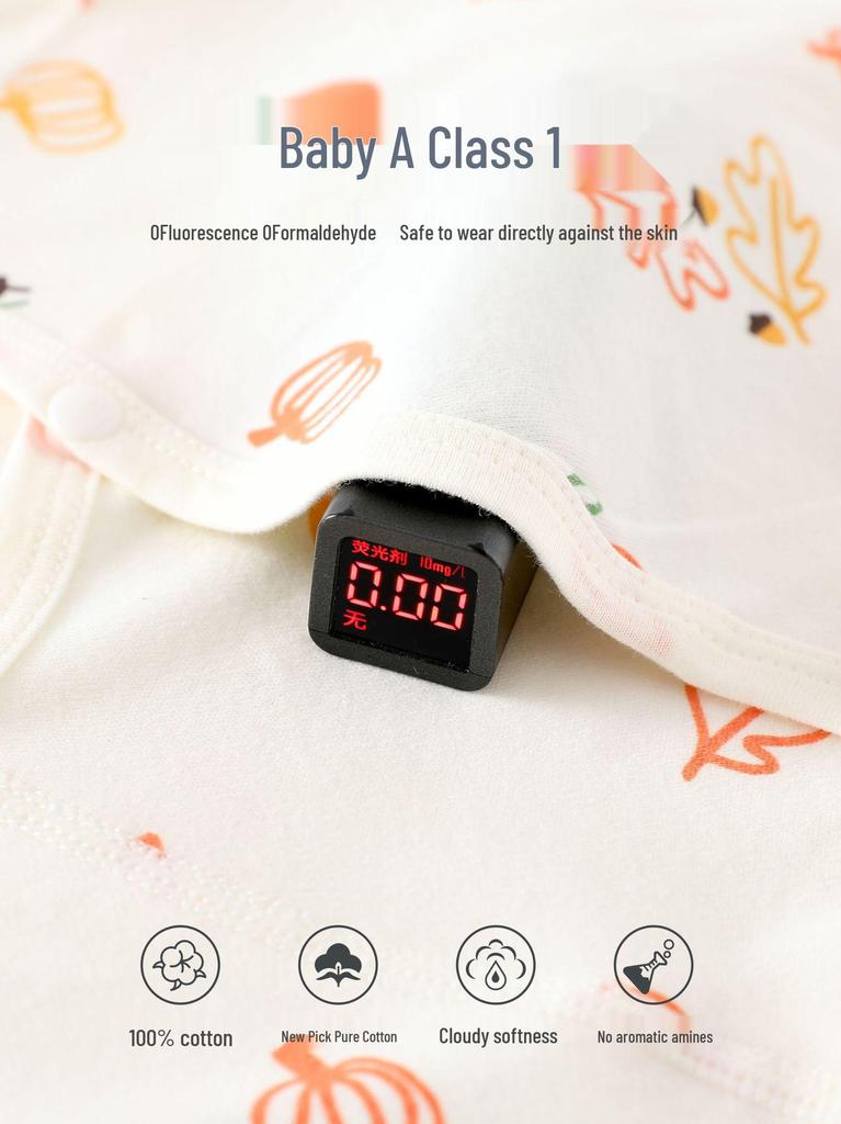 Newborn Seasonal Pure Cotton Half-Back Sleepwear for Infants - Boys & Girls Crawling Outfit