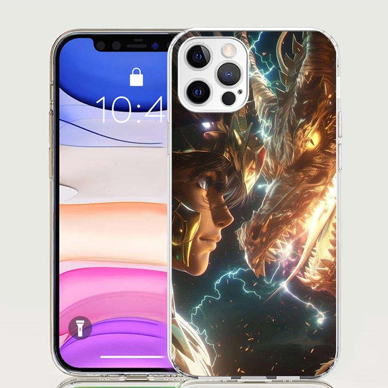 Saint Seiya Cool Phone Case For iPhone 17 Air 16 15 Plus 11 14 Pro Max 13 Mini 12 7 8 + SE Pattern Art Customized Cover 17 Air 1