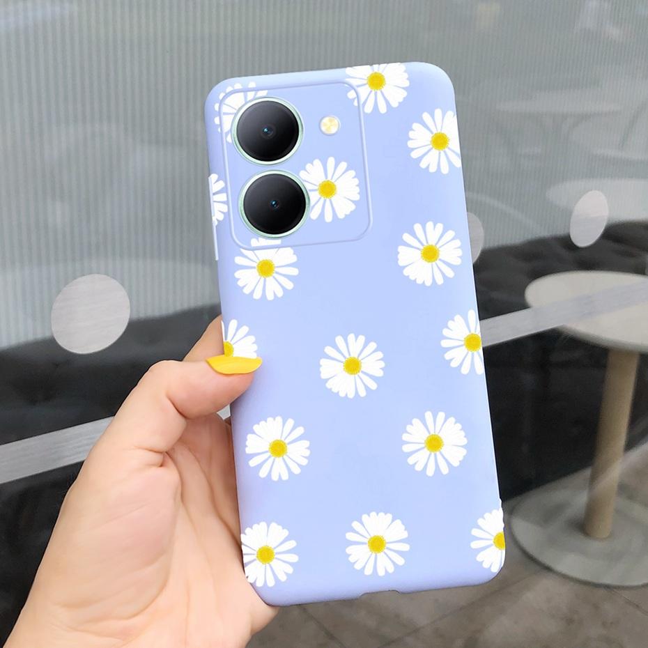For Vivo Y36 Case 2023 Cute Love-heart Pattern Jelly Silicon Soft Phone Back Cases Cover For VivoY36 Y 36 4G 5G V2247