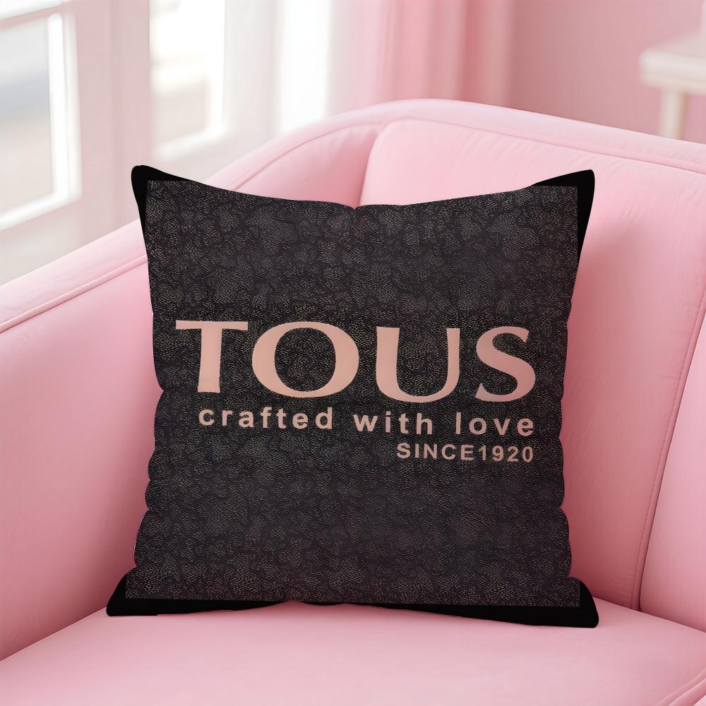 CRAFTED WITLOVE T-tousS Cushion Cover Comfortable Reversible Pillow Cover Ideal for Car Sofa Bedroom & Beyond